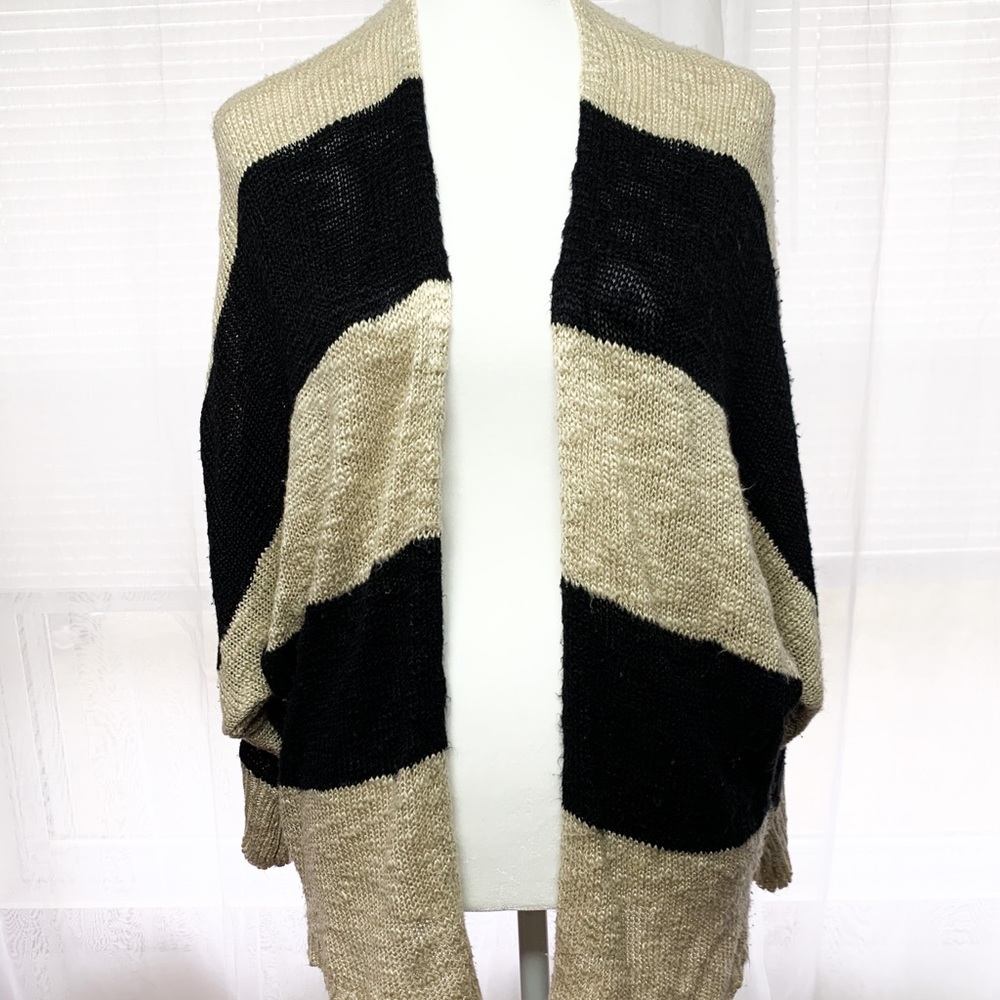 Color block knit cardigan by Pink Rose adult S